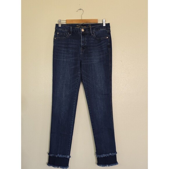 Seven7 Jeans Regular Blue Denim Weekend Easy Fit Boyfriend Size 4 - Picture 1 of 10